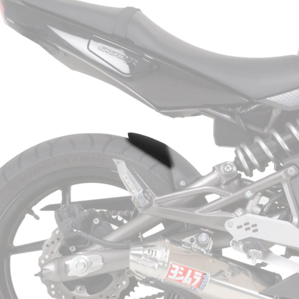 Pyramid Plastics Pyramid hugger extension | matte black | kawasaki er-6f 2009>2011